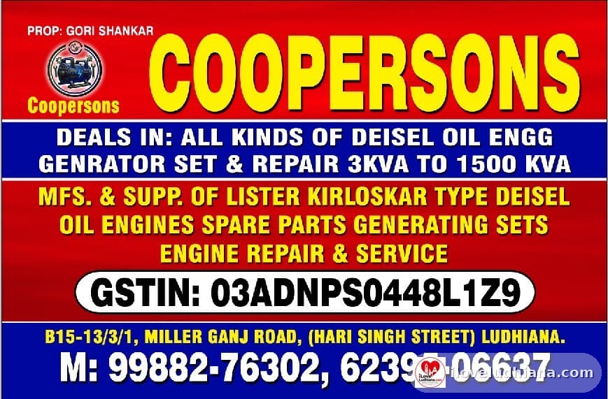 Cooperson Generator Works